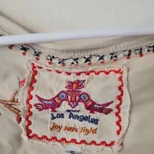 Johnny Was Embroided Kerchief Dress